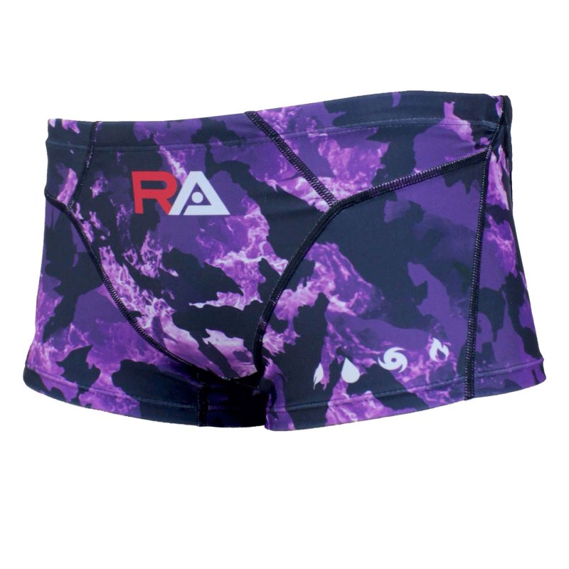 画像2: RA メンズ練習用競泳水着 ボックス型 - RA124-BSURF｜ 耐久性抜群＆快適フィット (2)