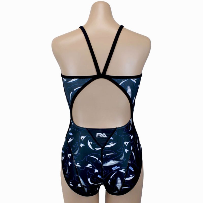 画像4: 【ネコポス対象商品】RA(アールエー) / 女性水着_RA124-FMALL(ワンピース) レディース トレーニング水着 (4)