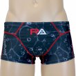 画像1: ★半額 クリアランスセール★ RA(アールエイ) / 男性 水着 競泳 (ボクサー) MEN'S BOXER-PENTAGON CUT DEEP OCEAN OXYGEN (1)