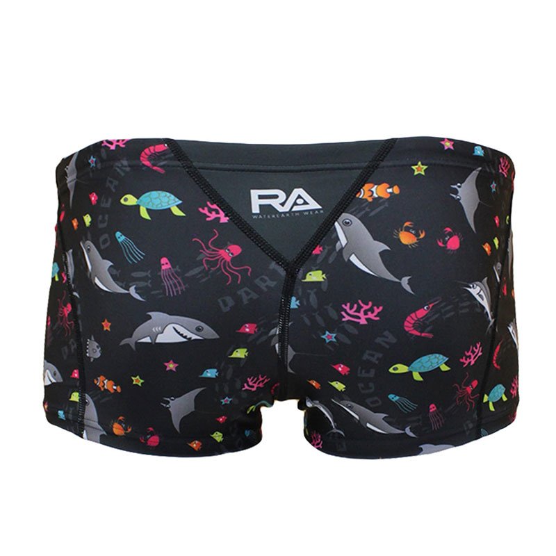 画像7: RA(アールエー) / ジュニア 練習水着_RA123BSEAWJR ( ジュニア ボクサー ) 子供用 [120-130サイズ展開] (7)