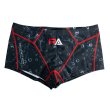 画像4: ★半額 クリアランスセール★ RA(アールエイ) / 男性 水着 競泳 (ボクサー) MEN'S BOXER-PENTAGON CUT DEEP OCEAN OXYGEN (4)