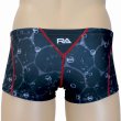 画像3: ★半額 クリアランスセール★ RA(アールエイ) / 男性 水着 競泳 (ボクサー) MEN'S BOXER-PENTAGON CUT DEEP OCEAN OXYGEN (3)