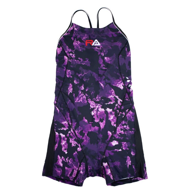 画像5: RA(アールエー) / 女性水着_RA124-SSURF8 (オールインワン ハーフスパッツ) レディース ワンピース トレーニング水着 (5)