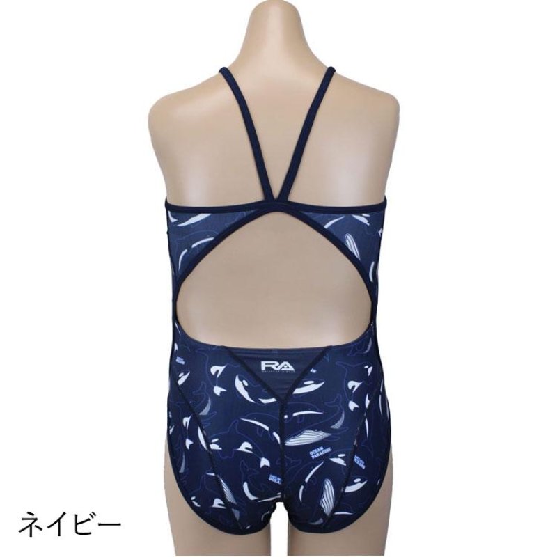画像4: RA(アールエー) / ジュニア 女子水着_RA124FMALLJR ( ジュニア ワンピース ) 子供用 トレーニング水着 (4)