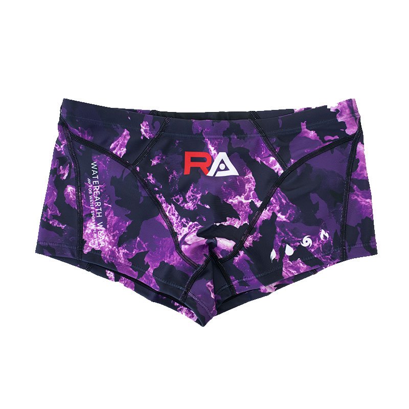 画像4: RA メンズ練習用競泳水着 ボックス型 - RA124-BSURF｜ 耐久性抜群＆快適フィット (4)