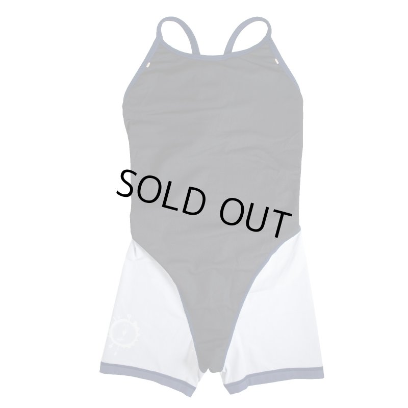 画像9: 【Sサイズのみ】Aquasphere(アクアスフィア) / 女性水着_SWIMJANKY24'×AS(ブルー_オールインワン ハーフスパッツ) レディーストレーニング水着 (9)