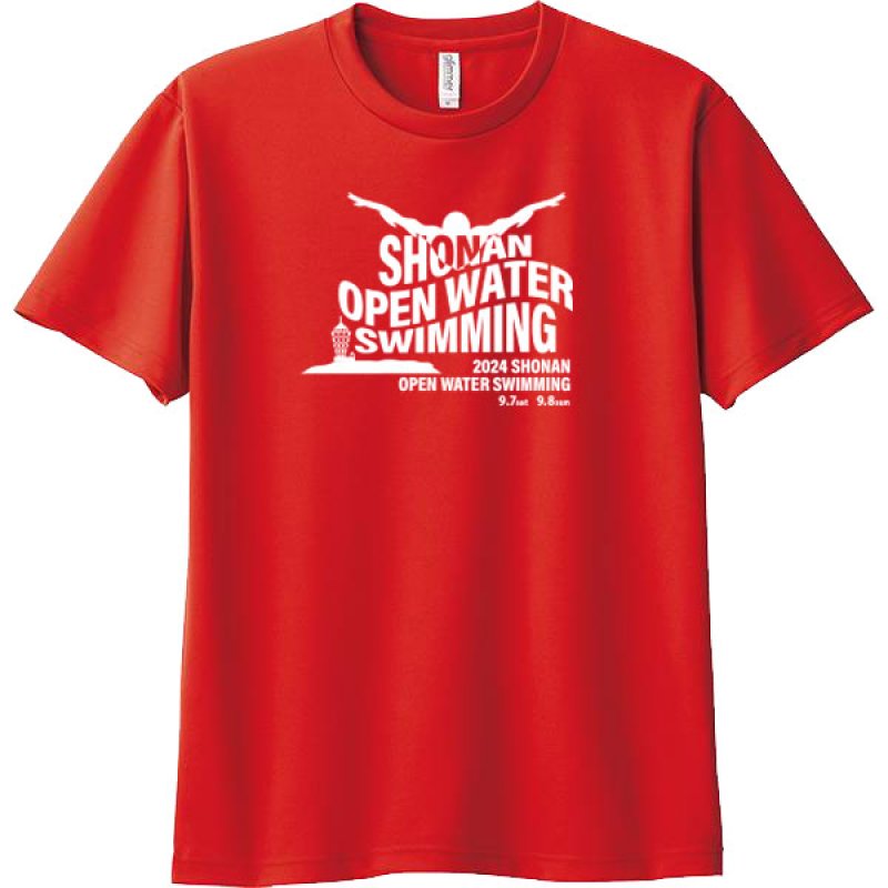 画像4: 【アウトレット】2024年 第21回 湘南オープンウォータースイミング大会記念 ドライTシャツ (4)