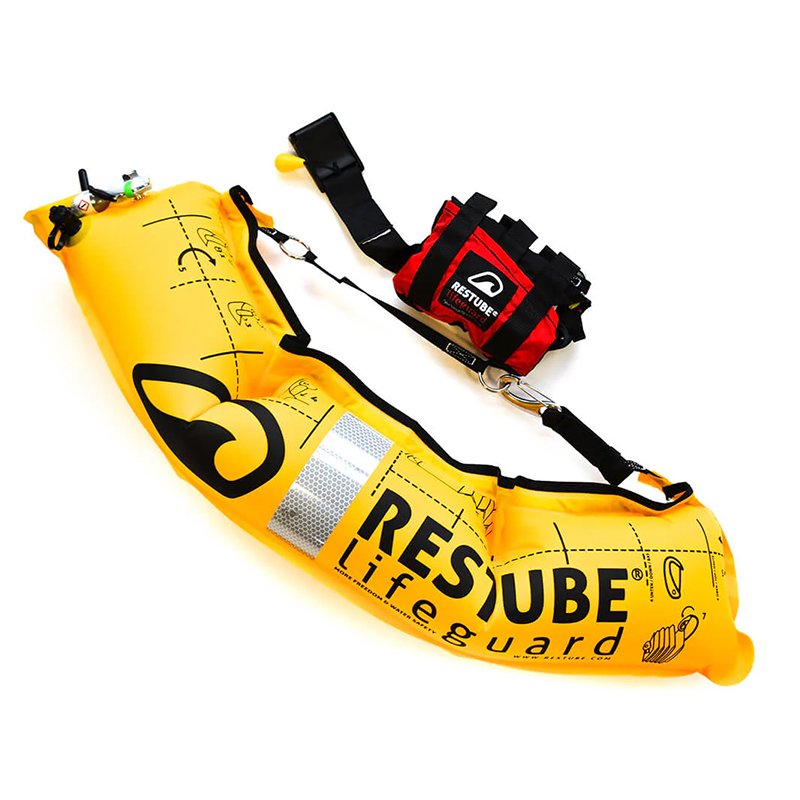 【新品未開封】ライフレスキュー浮力補助胴衣 LIFE resQ プロ仕様！腰に装着できる緊急浮力 ブイ / レスチューブ ライフ