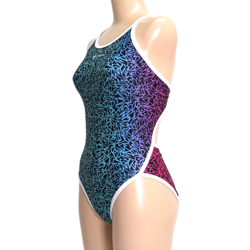 画像2: 【耐久性抜群】攻める練習水着！レディース gradation｜GUARDオリジナル ワンピースタイプ (2)