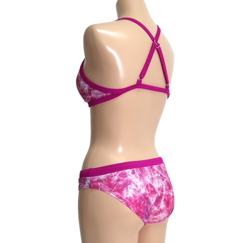 画像4: 【耐久性抜群】ナチュラル美×動きやすさ!レディース tie dye|GUARDオリジナル レディースビキニタイプ (ブラトップ浅め) (4)