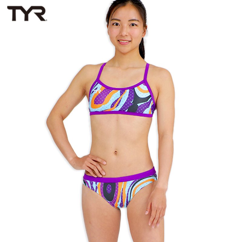 画像1: TYR (ティア) × GUARD / 園田モデル(スパイラルデザイン) 競泳 水着 レディース (1)