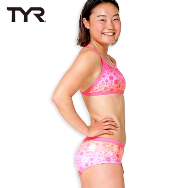 TYR ティア 水着 大人 Lサイズ TYR 水着 レディース 園田モデル(パイソンデザイン) ビキニタイプ