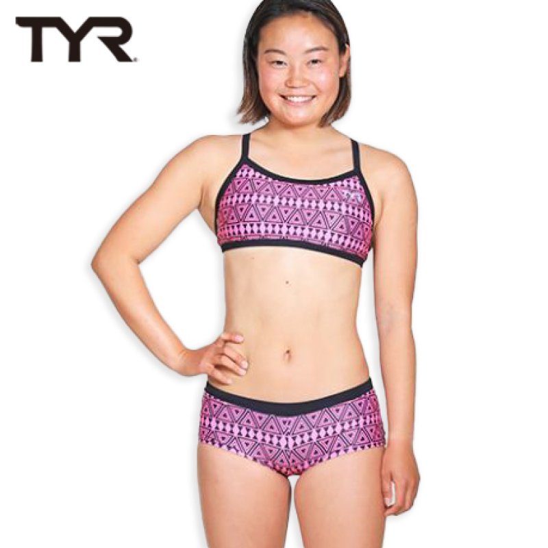 TYR レディース ティア 競泳水着 園田モデル (トライバルデザイン) TYR (ティア) × GUARD 競泳