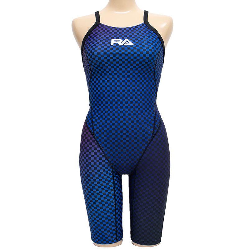 画像1: RA / レディース水着 (ワンピーススパッツ) WOMEN'S H-BACK ALLINONE OCEAN SOECTRUM (1)