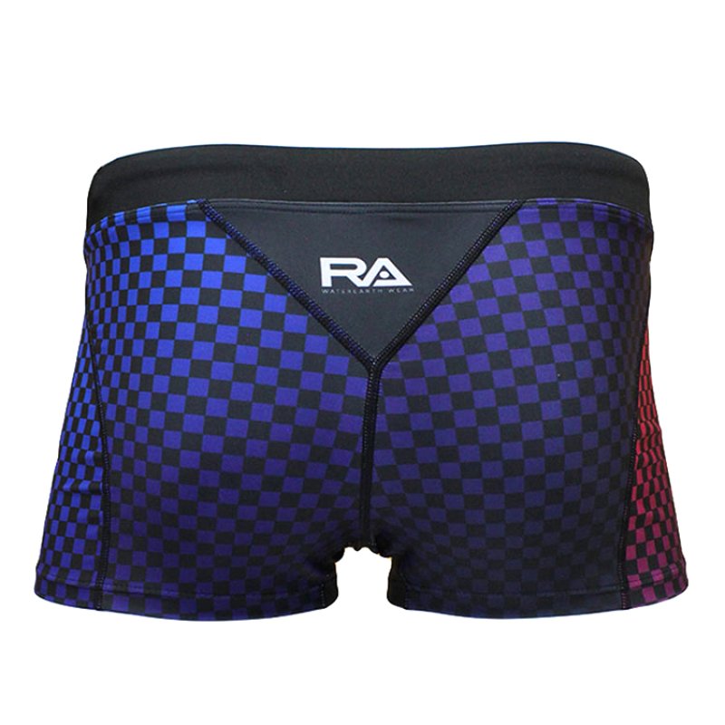 画像3: RA / 男性 水着 競泳 (ボクサー) MEN'S BOXER-U CUT OCEAN SOECTRUM (3)