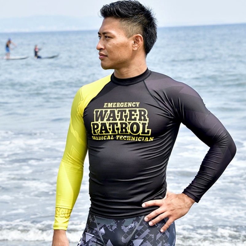 画像3: 長袖ラッシュガード (18 WATERPATROL) / ライフセーバー・ユニフォーム【カスタムオーダー対応可】 (3)