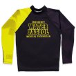 画像1: ★応援セール対象★長袖ラッシュガード (18 WATERPATROL) / ライフセーバー・ユニフォーム【カスタムオーダー対応可】 (1)