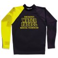長袖ラッシュガード (18 WATERPATROL) / ライフセーバー・ユニフォーム【カスタムオーダー対応可】