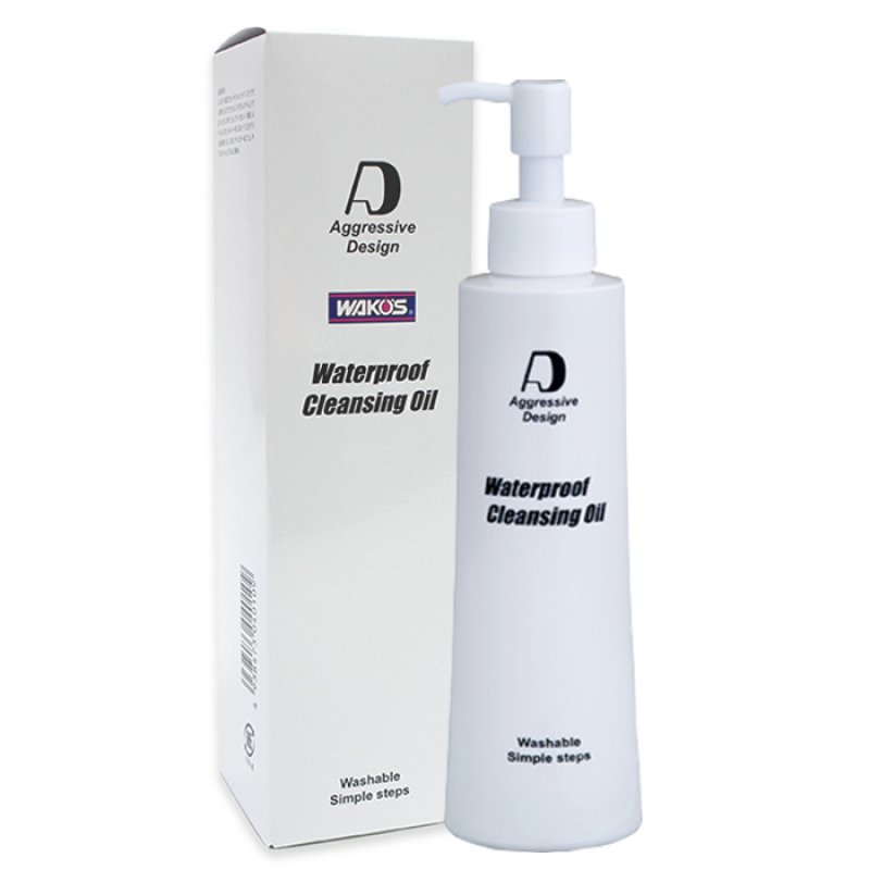 画像2: アグレッシブデザイン ウォータープルーフ クレンジングオイル (内容量200mL)｜ダブル洗顔不要！保湿しながら、こすらずスッキリ落とす (2)