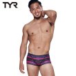 画像1: 【アウトレット｜ピンクSサイズ】TYR 水着 トレーニング用 (デコレーションボーダー)｜ボクサータイプ  (1)