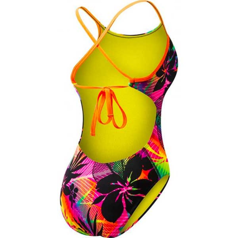 画像2: 【アウトレット｜XXSサイズ】TYR USAモデル　女性練習水着（ワンピース フレックスバック＿ピンク） (2)