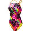 画像1: 【アウトレット｜XXSサイズ】TYR USAモデル　女性練習水着（ワンピース フレックスバック＿ピンク） (1)