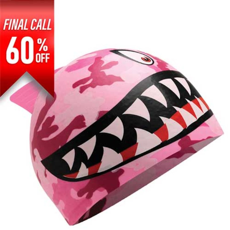 画像1: ★60%OFF クリアランスセール★ 【ネコポス対象商品】 TYR ジュニア向け　スイミングキャップ　【LCSJSHRK】 (1)