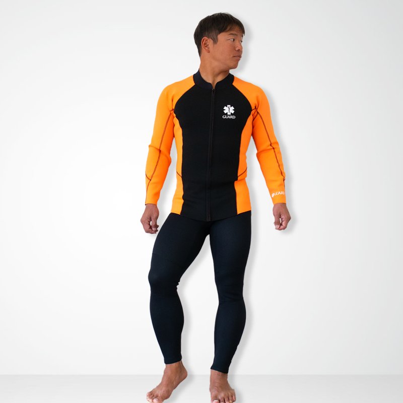 画像5: GUARD ウェットスーツ(2ｍｍ厚)｜フルジップタッパー (5)