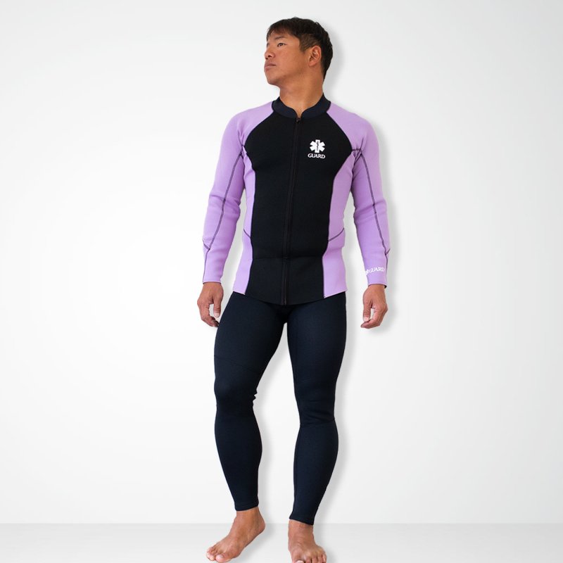 画像4: GUARD ウェットスーツ(2ｍｍ厚)｜フルジップタッパー (4)