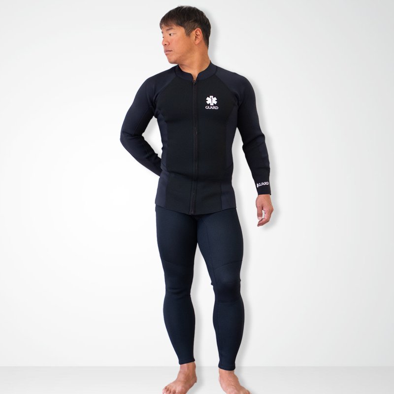 画像6: GUARD ウェットスーツ(2ｍｍ厚)｜フルジップタッパー (6)
