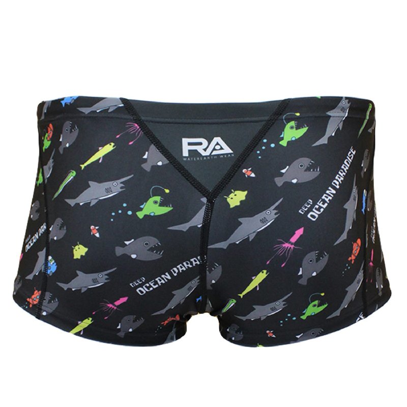 画像4: RA(アールエー) / ジュニア 男子 練習水着 ( ジュニア ボクサー ) 子供用 [120-130サイズ展開] (4)