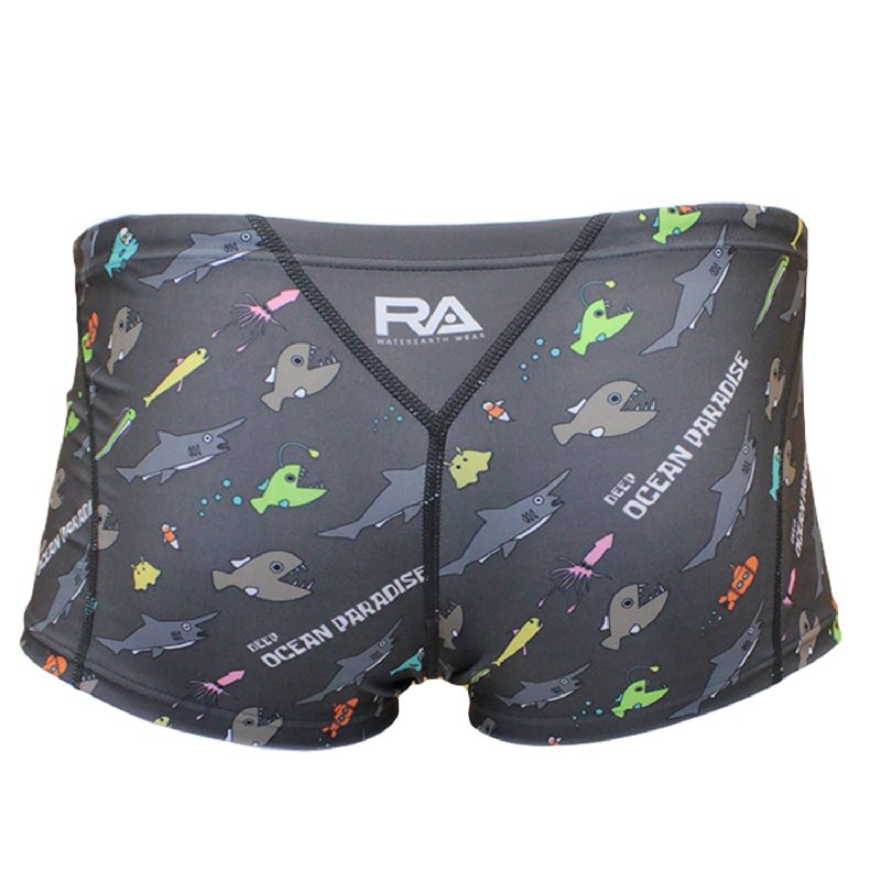 画像7: RA(アールエー) / ジュニア 男子 練習水着 ( ジュニア ボクサー ) 子供用 [120-130サイズ展開] (7)