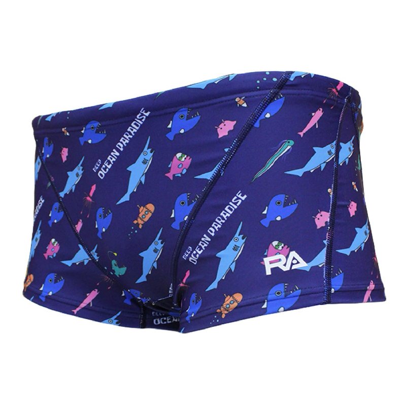 画像9: RA(アールエー) / ジュニア 男子 練習水着 ( ジュニア ボクサー ) 子供用 [120-130サイズ展開] (9)