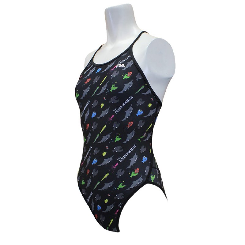 画像3: RA(アールエー) / ジュニア 女子水着 ( ジュニア ワンピース ) 子供用 トレーニング水着 (3)