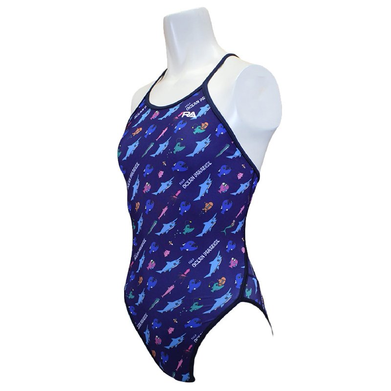 画像6: RA(アールエー) / ジュニア 女子水着 ( ジュニア ワンピース ) 子供用 トレーニング水着 (6)