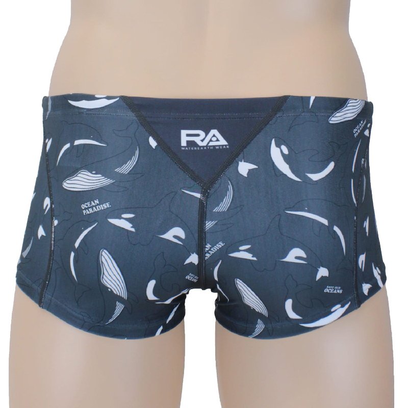 画像6: RA メンズ練習用競泳水着 ボックス型 - RA124-BMALL｜ 耐久性抜群＆快適フィット (6)