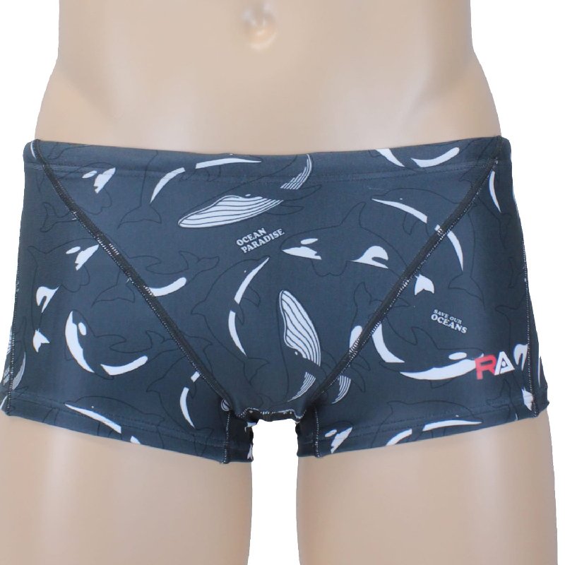 画像4: RA メンズ練習用競泳水着 ボックス型 - RA124-BMALL｜ 耐久性抜群＆快適フィット (4)