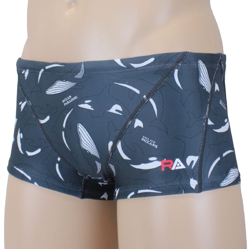 画像5: RA メンズ練習用競泳水着 ボックス型 - RA124-BMALL｜ 耐久性抜群＆快適フィット (5)