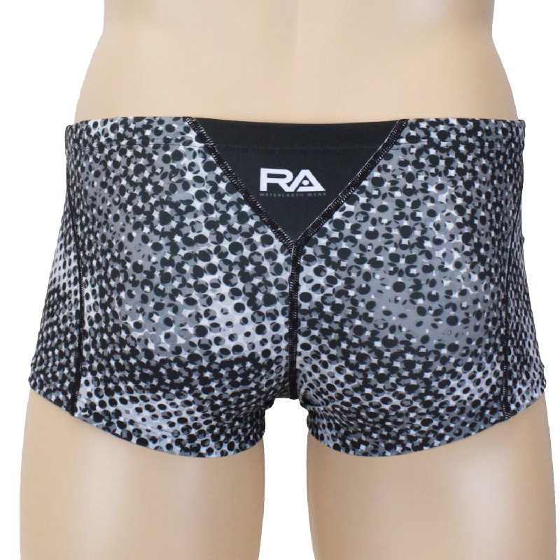 画像3: RA メンズ練習用競泳水着 ボックス型 - RA124-BSUNY｜ 耐久性抜群＆快適フィット (3)