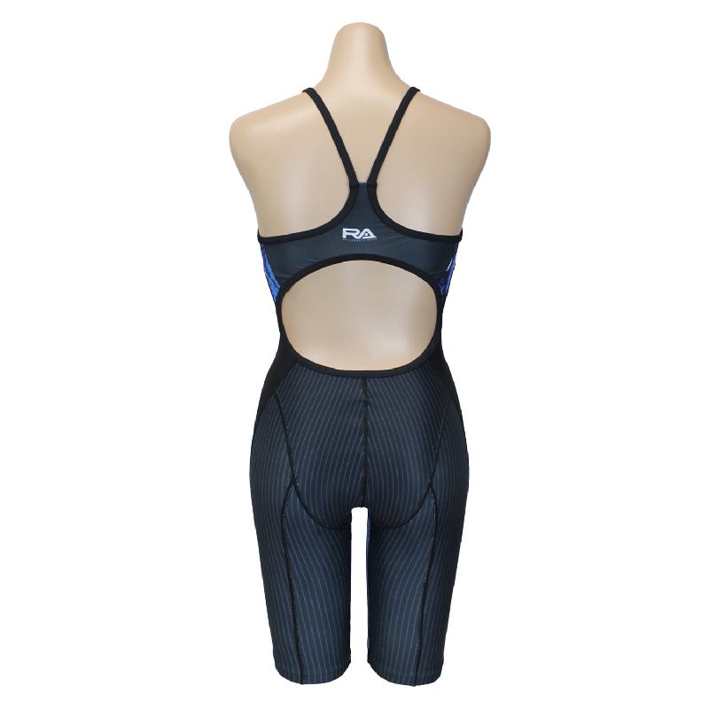 画像4: 【パッドなし】RA(アールエー) / 女性水着 (オールインワン セミロングスパッツ) レディース ワンピース トレーニング水着 (4)