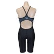 画像4: 【パッドなし】RA(アールエー) / 女性水着 (オールインワン セミロングスパッツ) レディース ワンピース トレーニング水着 (4)