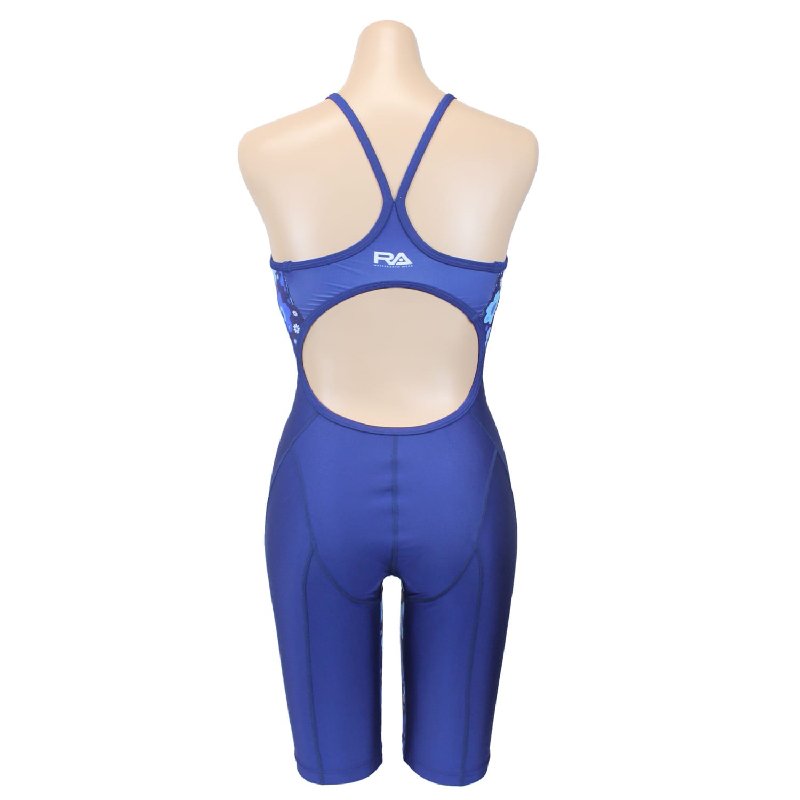 画像7: 【パッドなし】RA(アールエー) / 女性水着 (オールインワン セミロングスパッツ) レディース ワンピース トレーニング水着 (7)