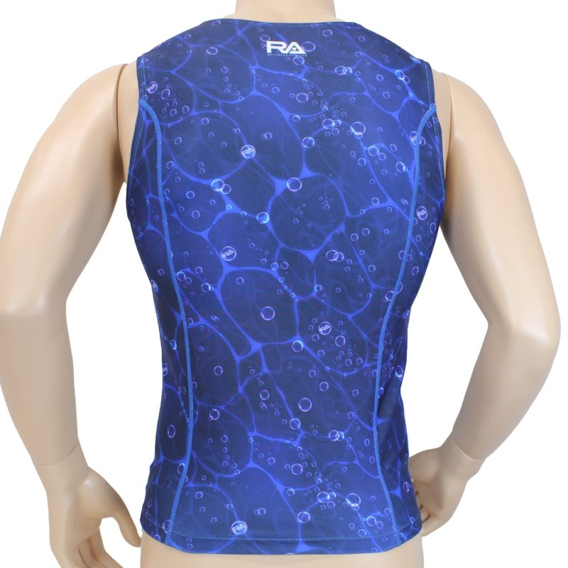 画像9: 【ネコポス対象商品】RA(アールエー) / 競泳練習用水着 トップス RA124-TKOXYG (メンズ タンクラッシュガード) (9)