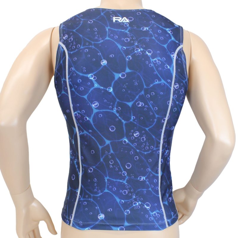 画像6: 【ネコポス対象商品】RA(アールエー) / 競泳練習用水着 トップス RA124-TKOXYG (メンズ タンクラッシュガード) (6)