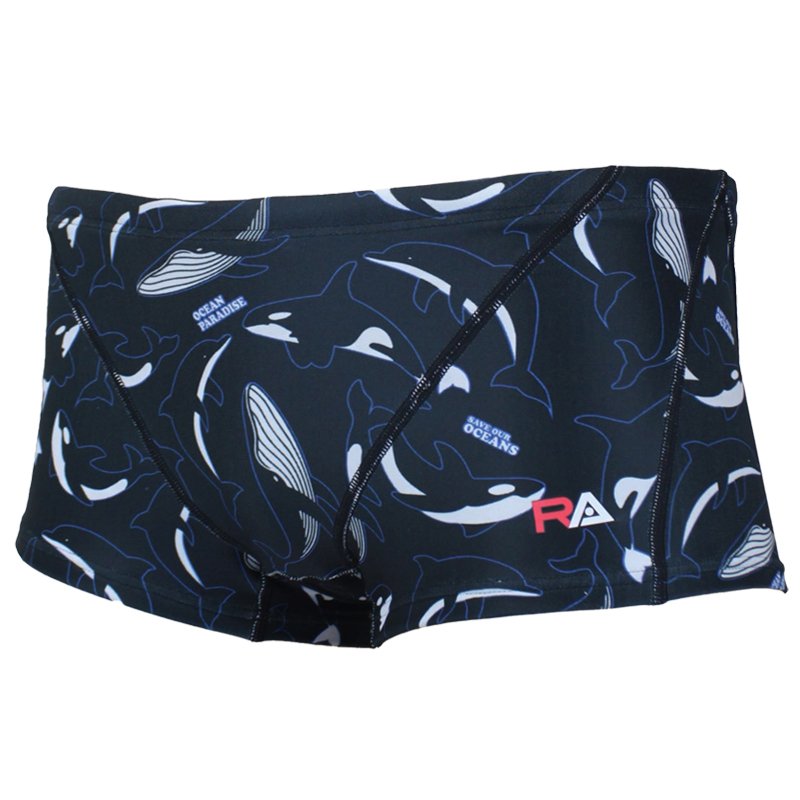 画像3: RA(アールエー) / ジュニア 練習水着 ( ジュニア ボクサー ) 子供用 [120-150サイズ展開] (3)