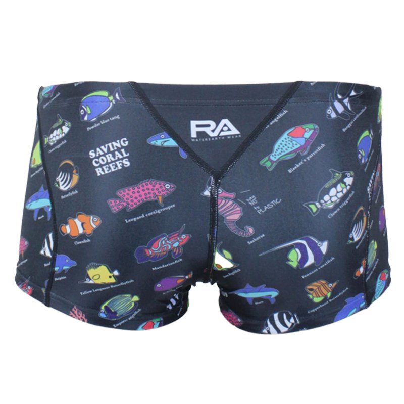 画像4: RA(アールエー) / ジュニア 練習水着 ( ジュニア ボクサー ) 子供用 [120-150サイズ展開] (4)