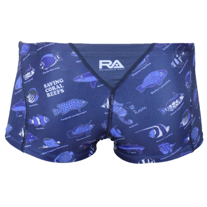 画像7: RA(アールエー) / ジュニア 練習水着 ( ジュニア ボクサー ) 子供用 [120-150サイズ展開] (7)