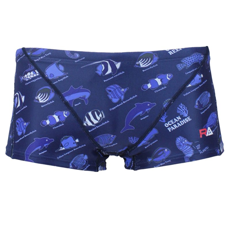 画像5: RA(アールエー) / ジュニア 練習水着 ( ジュニア ボクサー ) 子供用 [120-150サイズ展開] (5)