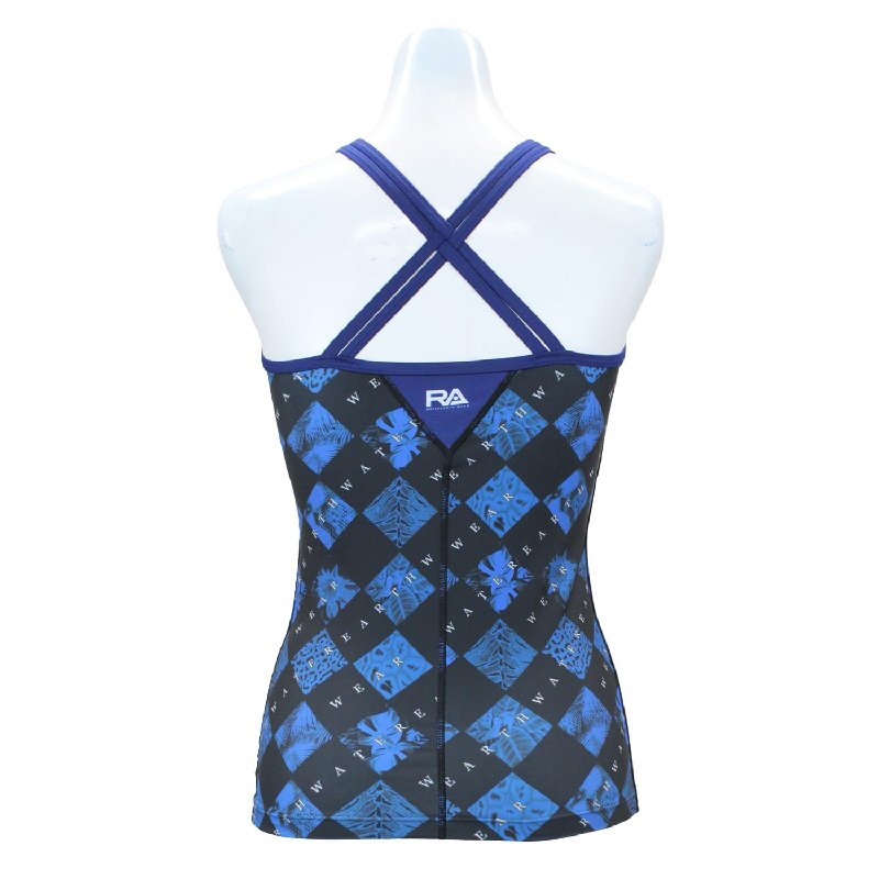 画像9: RA (アールエイ) / 女性水着 RA523-TINVR (キャミソール / トップス単品) フィットネス水着 (9)