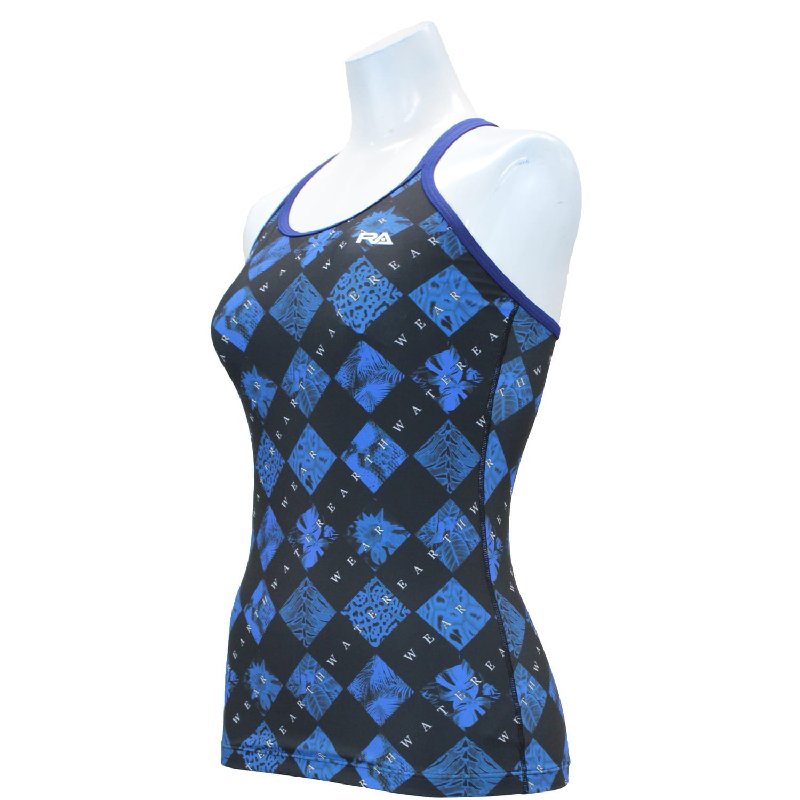 画像7: RA (アールエイ) / 女性水着 RA523-TINVR (キャミソール / トップス単品) フィットネス水着 (7)